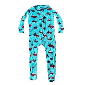 Kickee Pants Trucks & Trees Print Coverall 2T